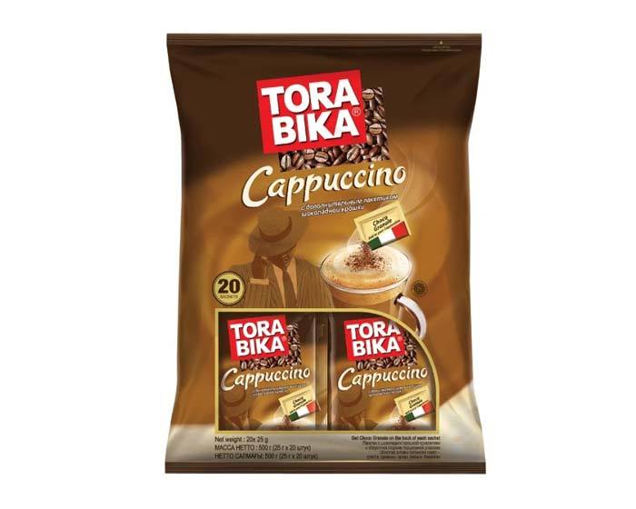 Кофе растворимый Tora bika Cappuccino 3в1 с шоколадной крошкой, 20 шт по 25 г (Тора Бика)
Кофе растворимый Tora bika Cappuccino 3в1 с шоколадной крошкой, 20 шт по 25 г (Тора Бика)