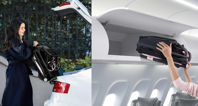 xiaomi rice rabbit folding stroller