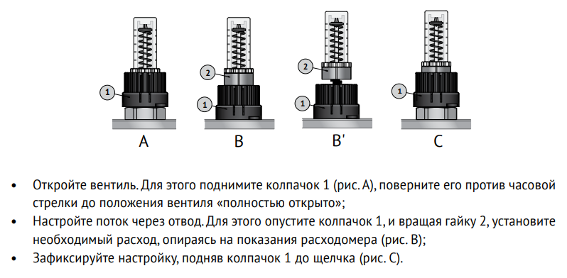 Коллектор Uni-Fitt 1х3/4 7 вых из латуни с термостатическими вентилями в Москве