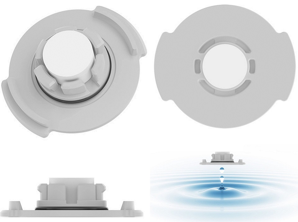 Water Tank Filter Element Component of Roborock Vacuum Cleaner White в разных ракурсах