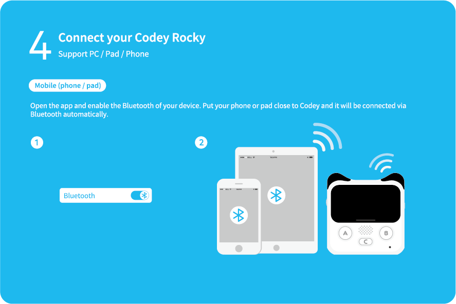 codey rocky bluetooth