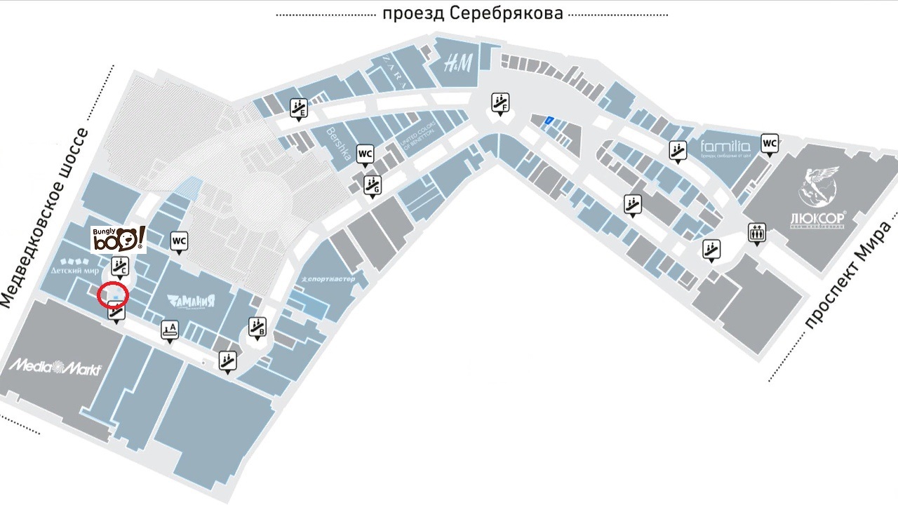 Золотой вавилон проспект мира схема расположения магазинов фото 243