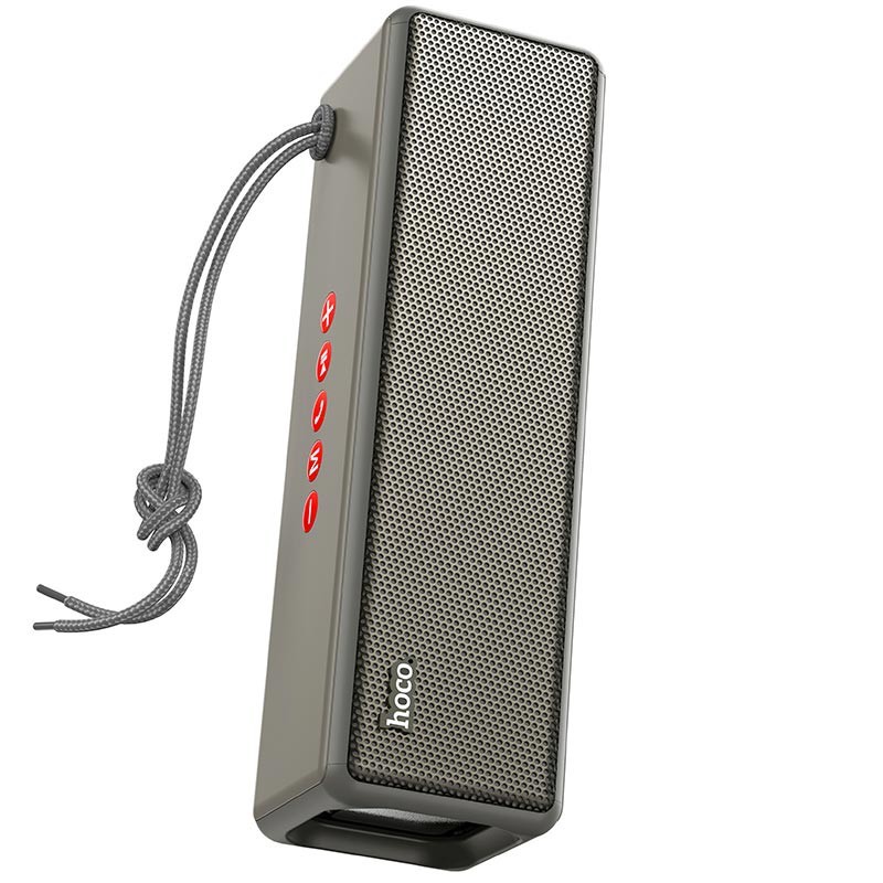 Колонка Bluetooth Hoco HC3 Bounce c FM-радио, порты TF, USB, AUX, звонки (Серый)