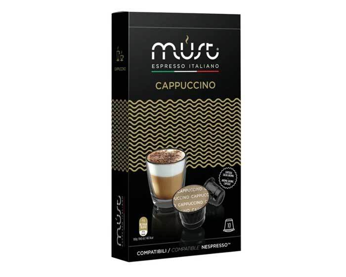 

Кофе в капсулах Must Cappuccino, 10 капсул для кофемашин Nespresso (Маст)