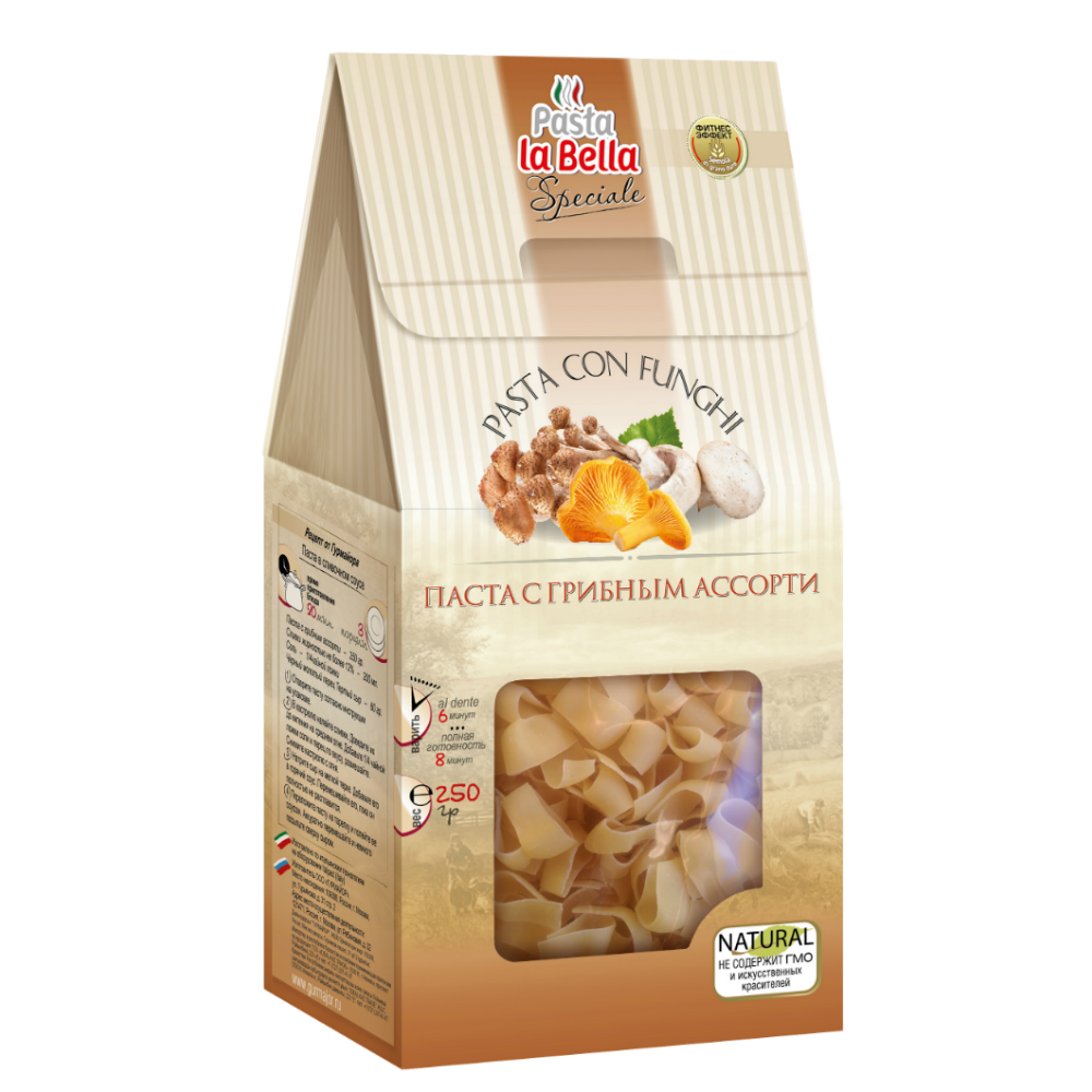 Pasta la Bella Speciale Макароны с Грибным Ассорти