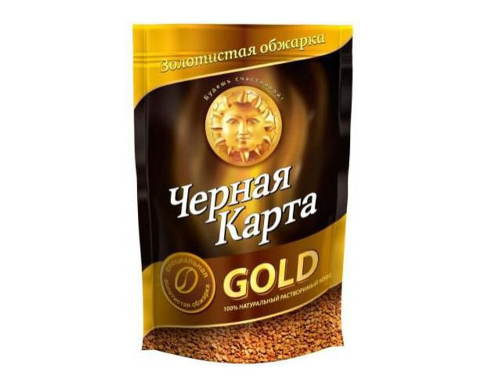 

Кофе растворимый Черная Карта Gold, 285 г пакет