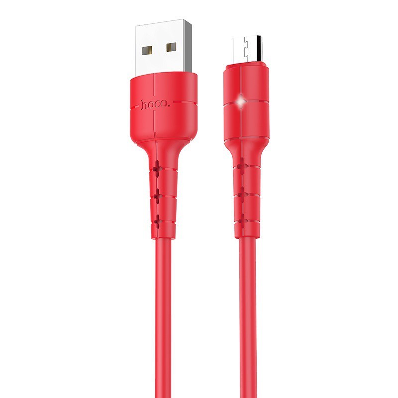Кабель USB/Micro-USB 2А HOCO X30 Star 120 см (Красный)