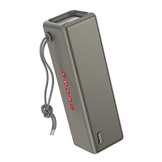 Колонка Bluetooth Hoco HC3 Bounce c FM-радио, порты TF, USB, AUX, звонки (Серый)