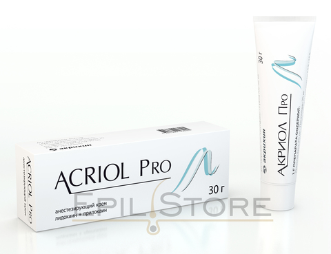 Акриол Про (Acriol Pro) - обезболивающий крем-анестетик по доступной цене