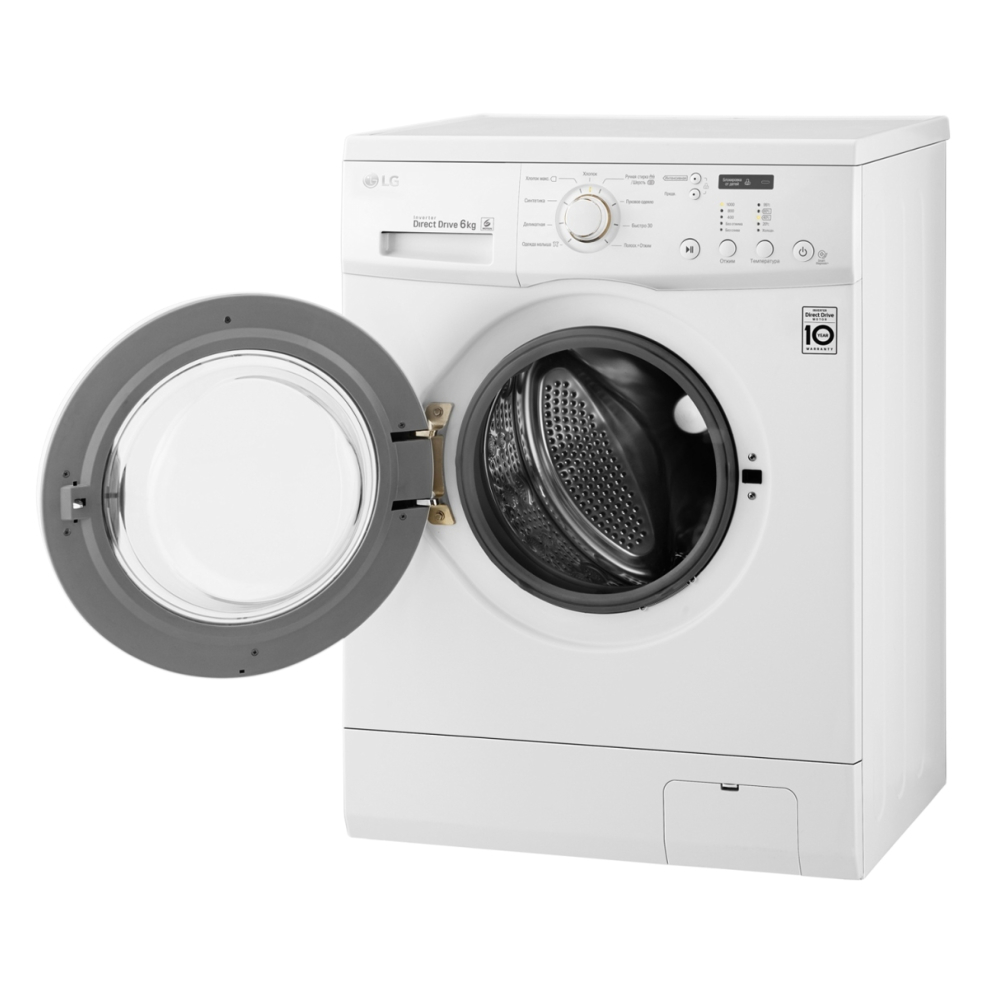 Узкая стиральная машина LG с системой прямого привода FH0C3ND фото 10