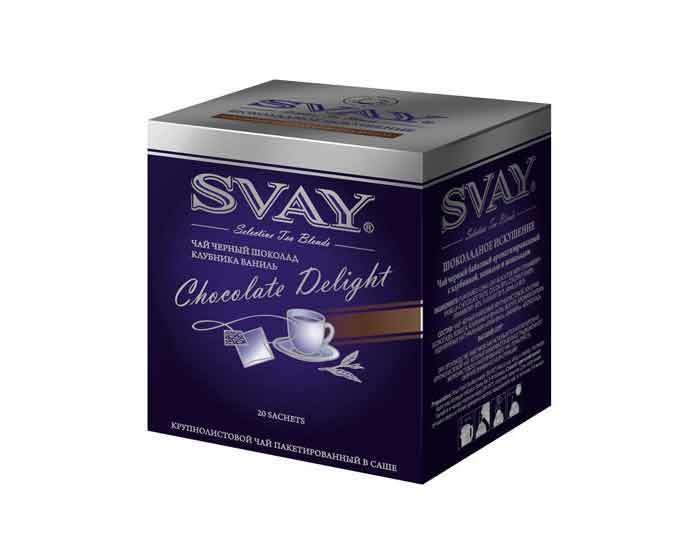 

Чай черный Svay Chocolate Delight, 20 пак/уп, 2 г (Свэй)