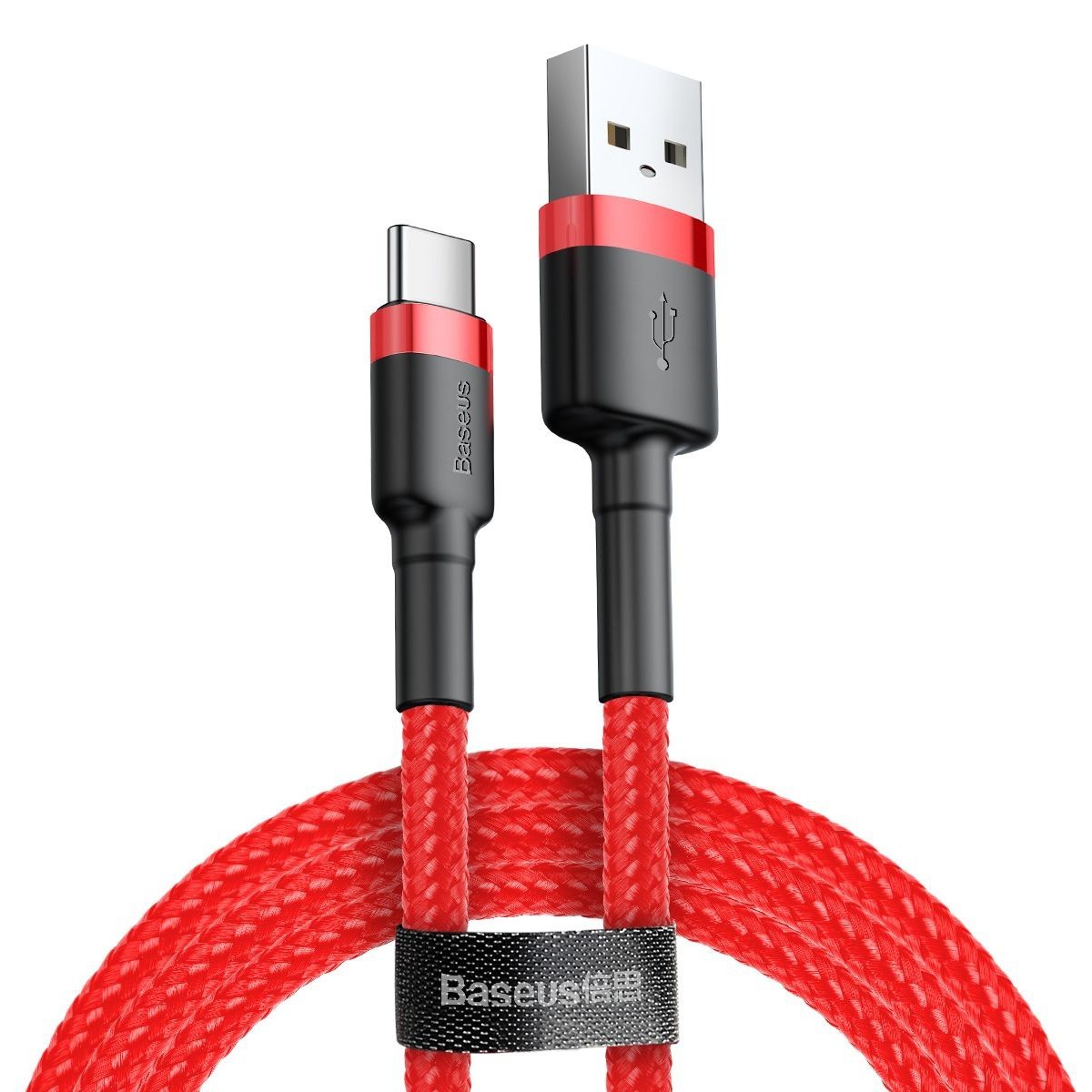 Кабель USB/Type-C 2A Baseus Cafule (CATKLF-C09) 200 см (Красно-черный)