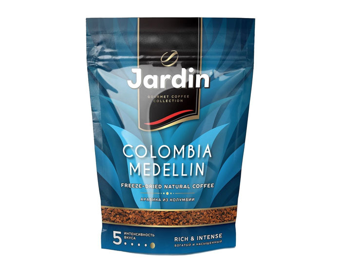 

Кофе растворимый Jardin Colombia Medellin, 150 г пакет (Жардин)