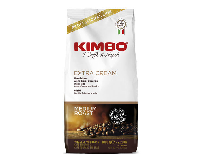 

Кофе в зернах Kimbo Extra Cream, 1 кг (Кимбо)