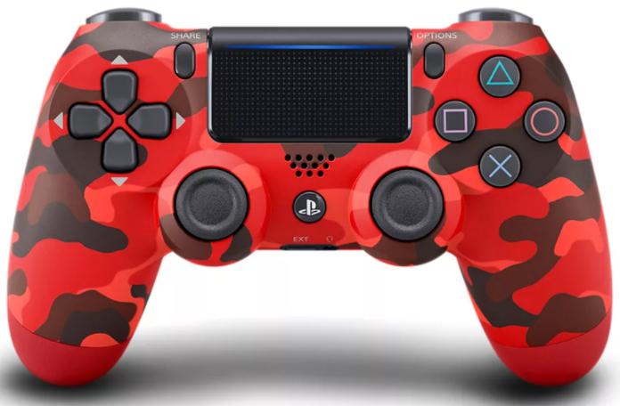 Джойстик беспроводной Dualshock 4 для PlayStation4 Хаки красный 219000₽