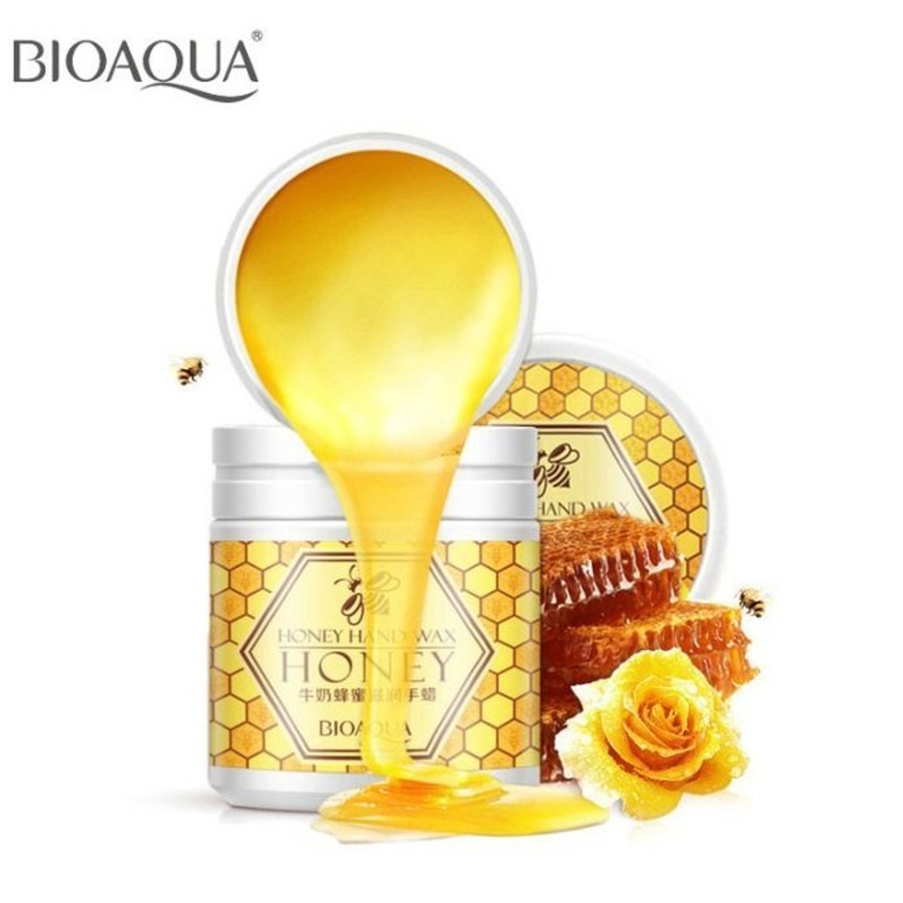 Парафиновая маска для рук с мёдом BioAqua Honey Hand Wax
