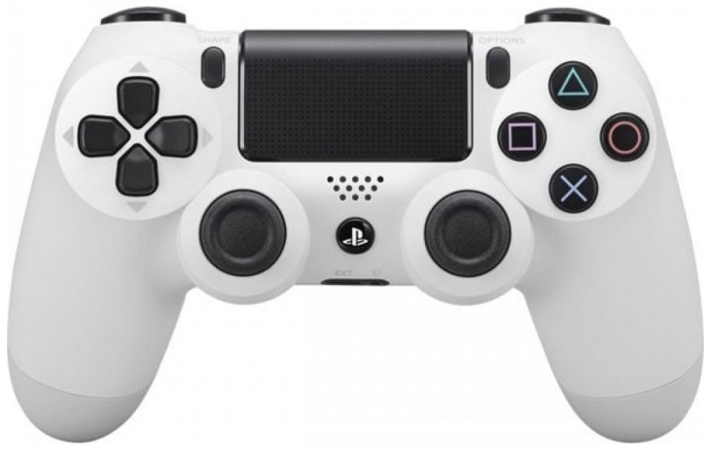 Джойстик беспроводной Dualshock 4 для PlayStation4 (Белый)