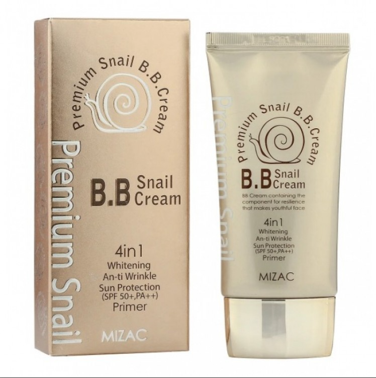 

Тональный крем MIZAC для лица Premium Snail B.B. Cream 4 in 1