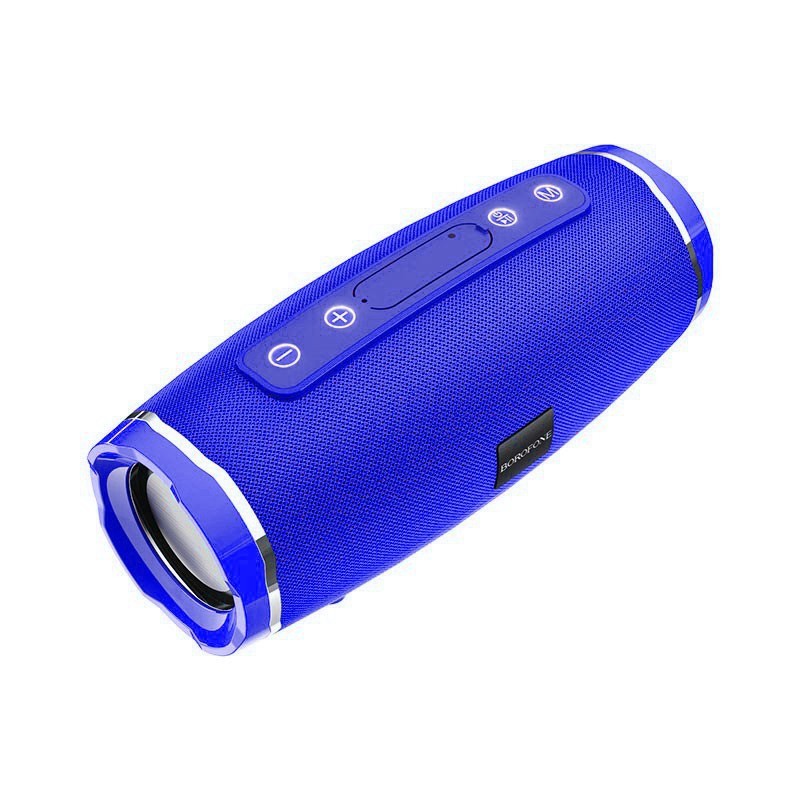 Влагозащитная колонка Bluetooth Borofone BR3 с радио FM, порты AUX, TF, USB, режим TWS, звонки (Синий)