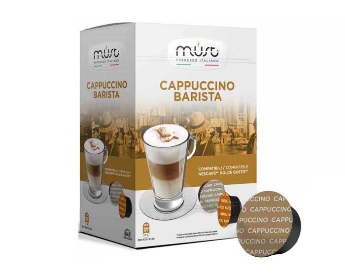 

Кофе в капсулах Must Cappucino Barista, 16 капсул для кофемашин Dolce Gusto (Маст)