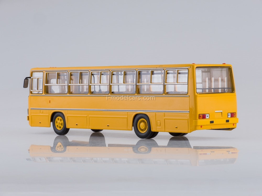 Series /'Buses of the USSR/' MODIMO Nr.4 1971 Yellow 1:43 Ikarus-260