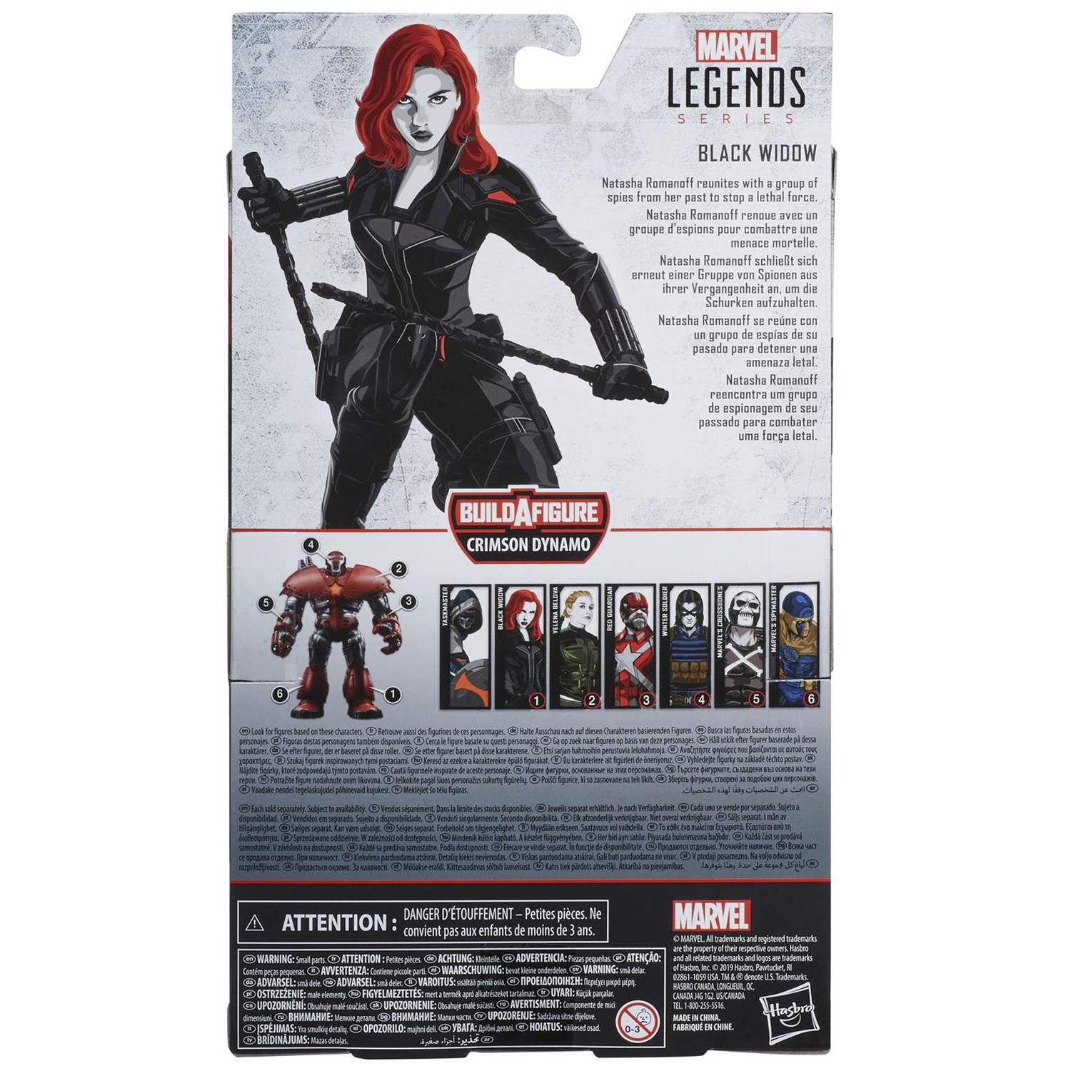 marvel legends classic black widow