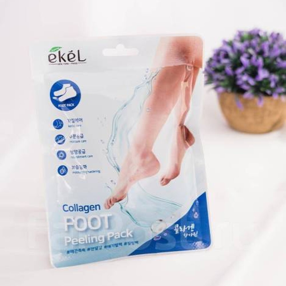 Пилинг-носочки с морским коллагеном Ekel Collagen Foot Peeling Pack