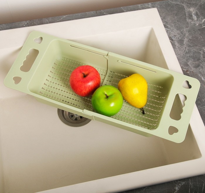 

Корзина для сушки на раковину, раздвижная 36,8187,5 см