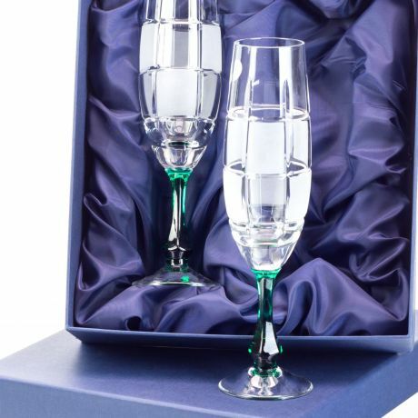 Фото - Набор хрустальных бокалов для шампанского брызги шампанского