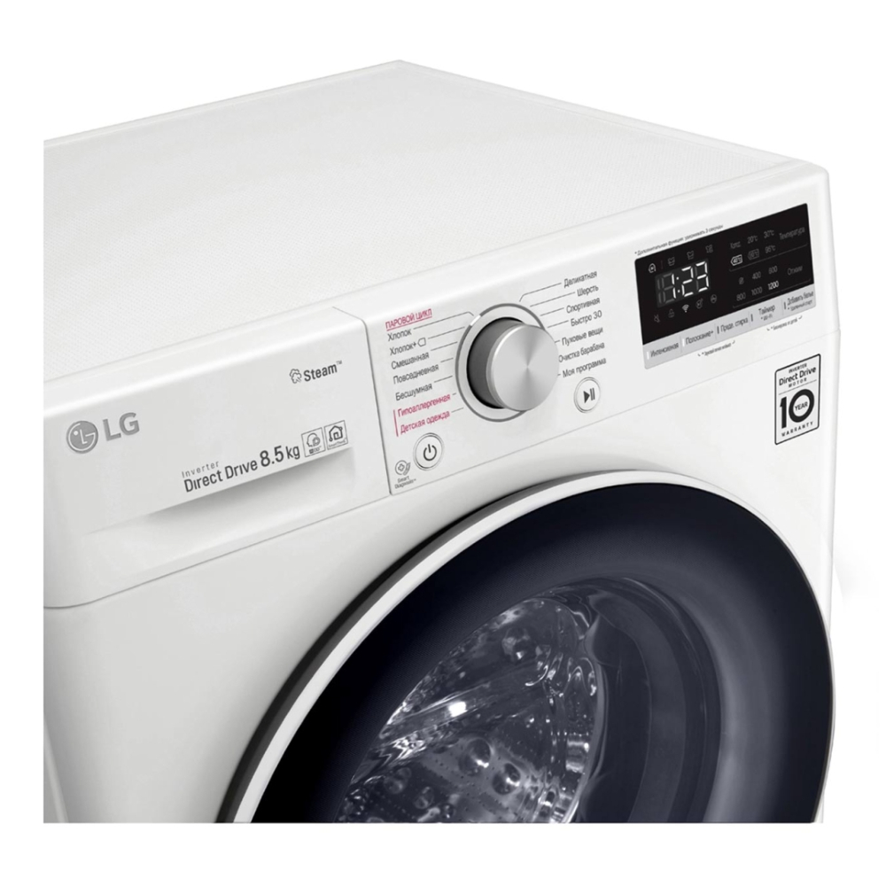 Узкая стиральная машина LG AI DD F2V5GS0W фото 7