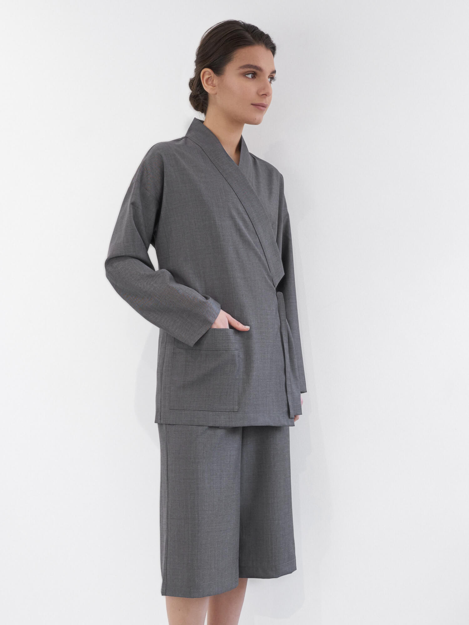 

Блуза–кимоно Saori, Серый