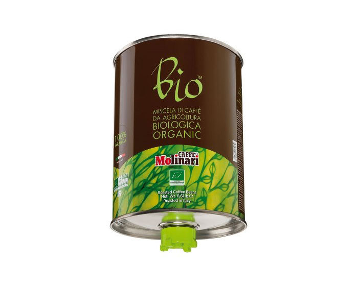 

Кофе в зернах Molinari BIO ORGANIC 100% арабика, 3 кг (Молинари)