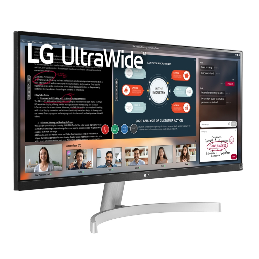 UltraWide IPS монитор LG 29 дюймов 29WN600-W