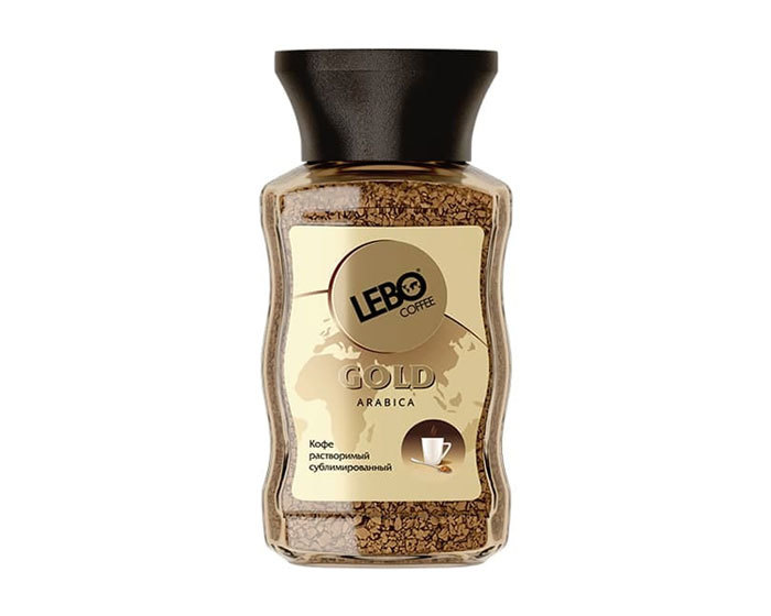 

Кофе растворимый LEBO Gold, 100 г стеклянная банка (Лебо)