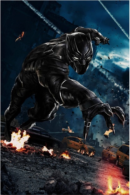 Poster Art Chyornaya Pantera Kupit Plakat Po Filmu Pervyj Mstitel Protivostoyanie V Magazine Toyszone Ru