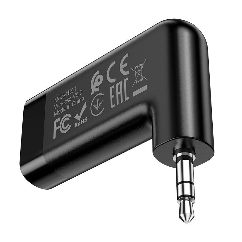 Проигрыватель Bluetooth AUX/Устройство громкой связи Hoco E53 (Черный)