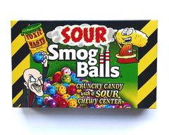 Кислые конфеты Toxic Sour Smog Balls 85 гр Кислые конфеты Toxic Sour Smog Balls 85 гр