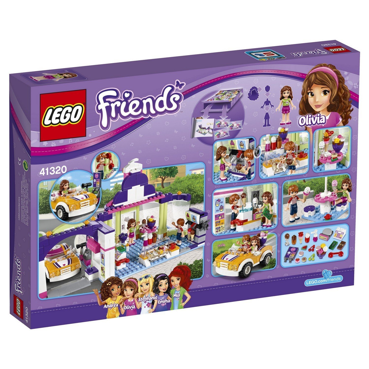 lego friends frozen yogurt shop