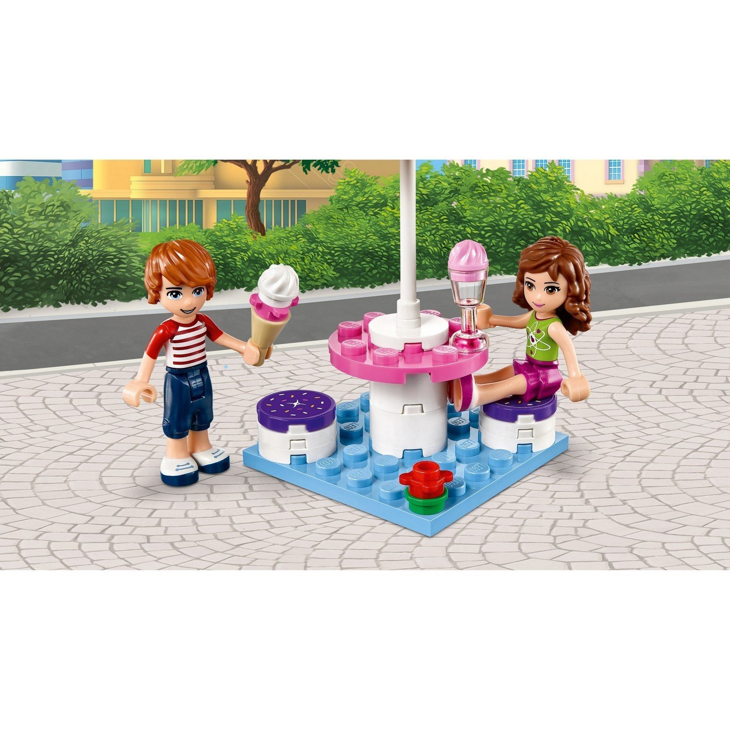 lego friends frozen yogurt shop