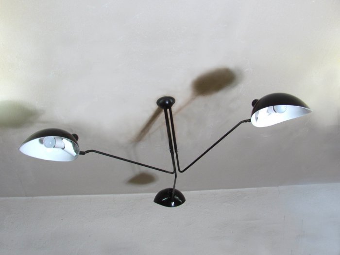Serge Mouille Lights Ceiling 3 Arms - Serge Mouille 3 Arm Ceiling Lamp Replica Serge Mouille Lights Ceiling 3 Arms - Serge Mouille 3 Arm Ceiling Lamp Replica
