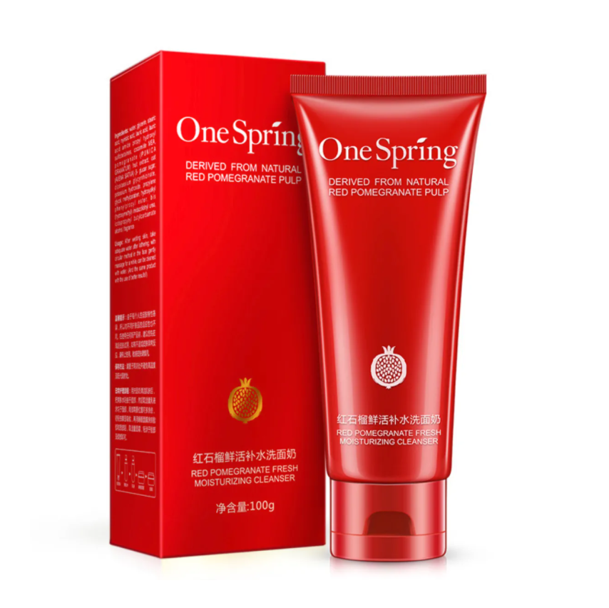

Пенка ONE SPRING для умывания с экстрактом граната