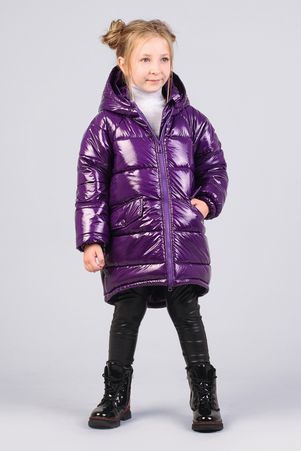 Куртка фиолетовая для девочки Z2-48-0032-7