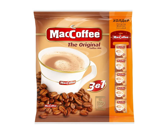 

Кофе растворимый MacCoffee 3в1, 100 шт по 20 г (МакКофе)