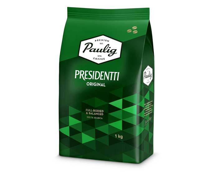 

Кофе в зернах Paulig Presidentti Original, 1 кг (Паулиг)