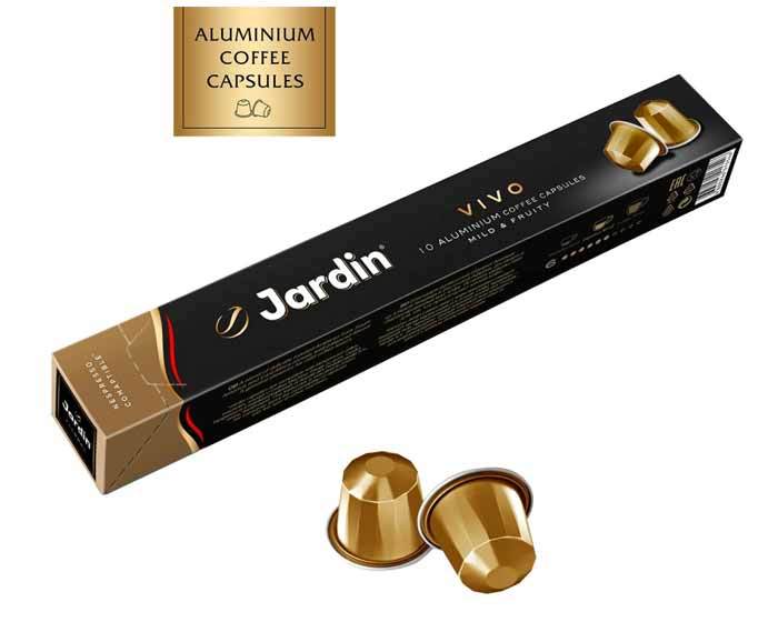 

Кофе в капсулах Jardin Vivo, 10 капсул для кофемашин Nespresso (Жардин)