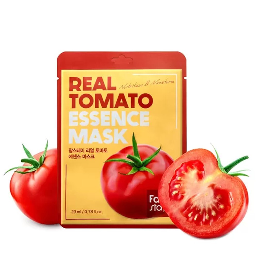 Увлажняющая тканевая маска с экстрактом томата Farmstay Real Tomato Essence Mask-