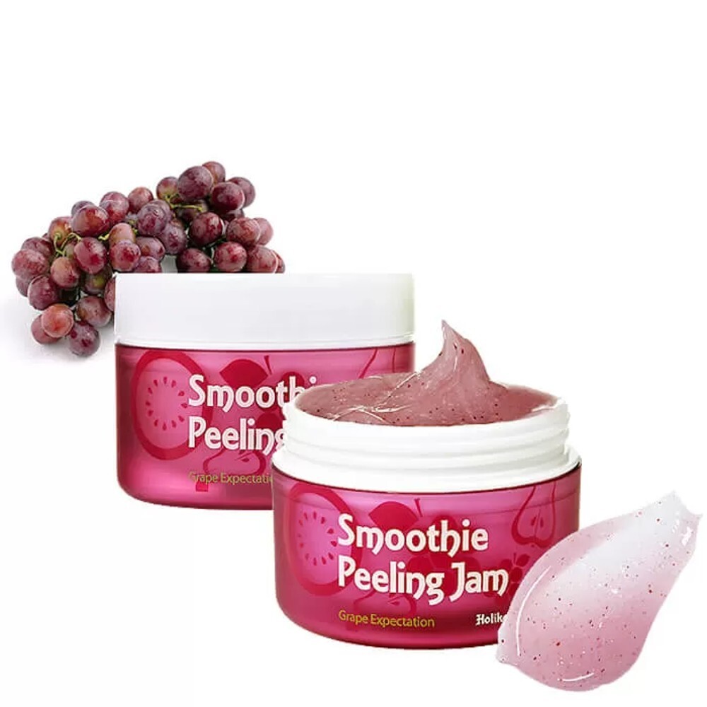 Отшелушивающий гель-пилинг с виноградом Holika Holika Smoothie Peeling Jam Grape Expectation