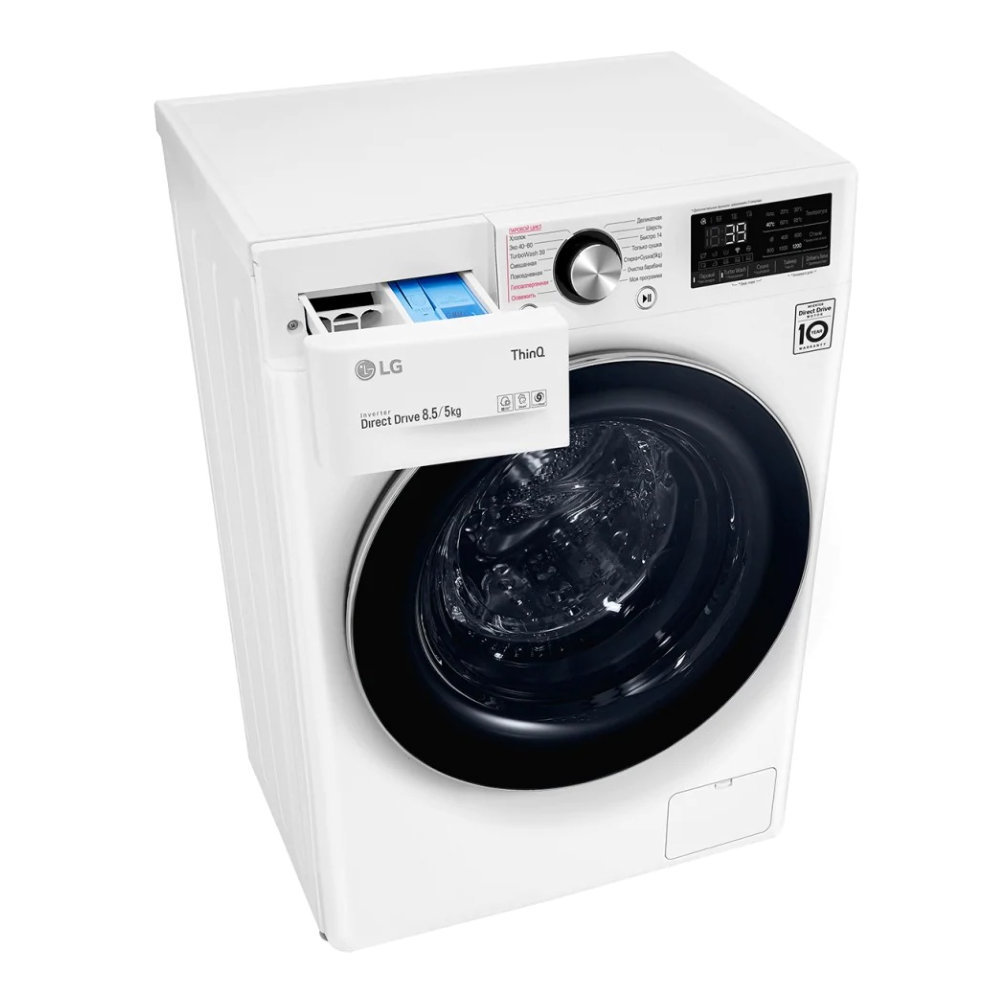 Узкая стиральная машина LG AI DD F2V9GC9W фото 7