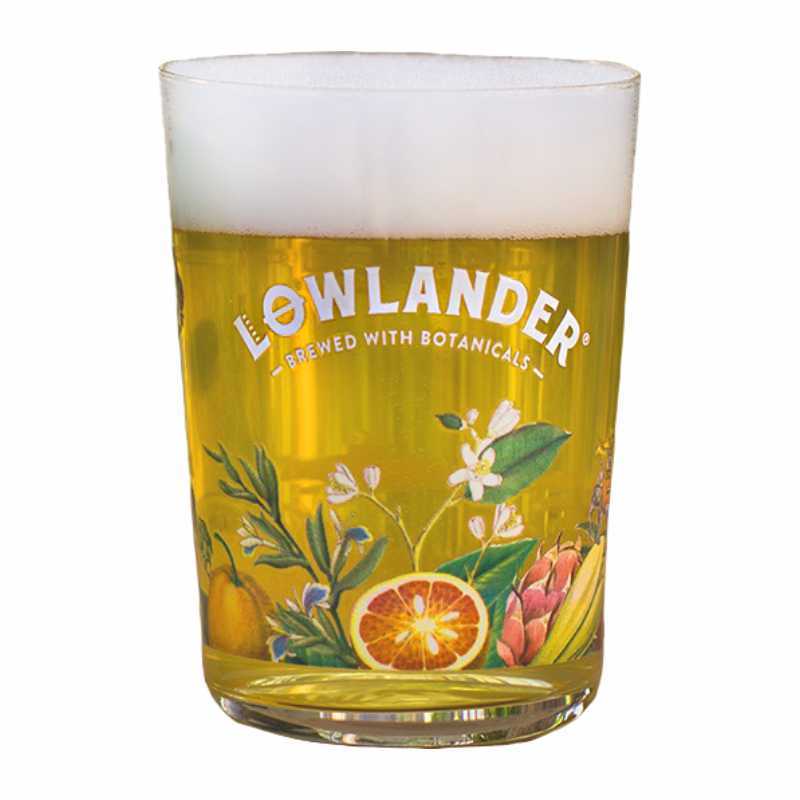 Набор из 6 бокалов для пива Lowlander (цветной принт), 330 мл