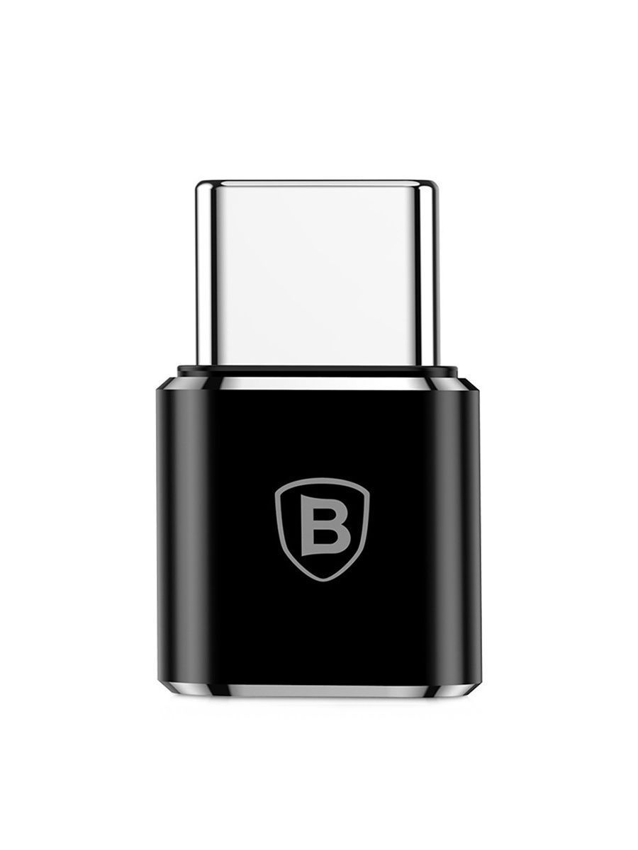 Переходник OTG Micro USB на Type-C Baseus (CAMOTG-01) (Черный)